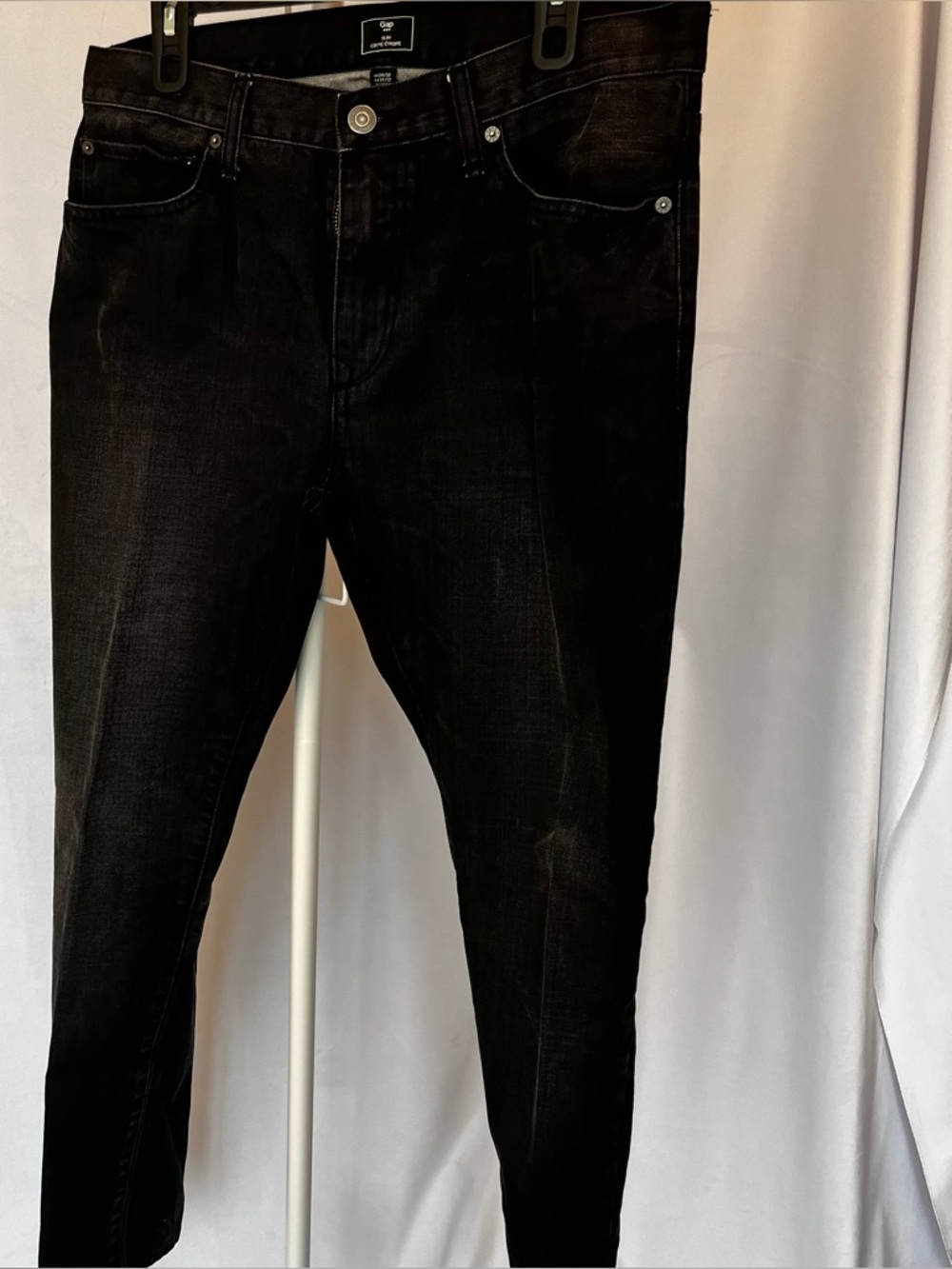 GAP Black Slim Coupe Etroite Jeans - Slim Fit - Size 34x 32